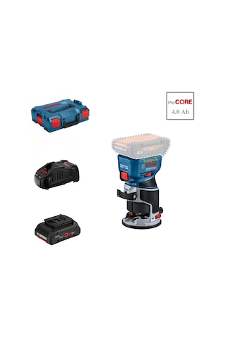 Bosch GKF 18V-8 1 x 4 Ah Procore Akülü Avuç İçi Dik Freze