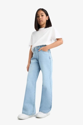 Defacto Kız Çocuk Straight Wide Standart Paça Jean Pantolon E7322a825aunm39 Mavi