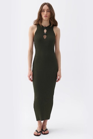 N24yd2368 Nocturne Elbise Haki