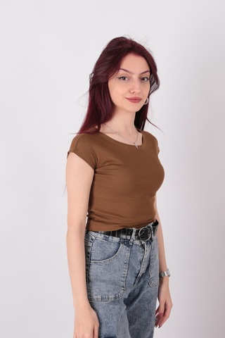 Busem S0015601 Kadın Bluz Koyu Hardal