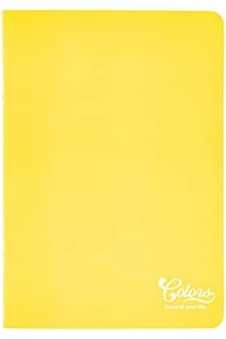 A4 80 Yaprak Kareli Defter, Sarı