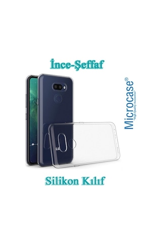 Microcase LG Uyumlu K40S Ince 0.2 Mm Soft Silikon Kilif + Cam(Seç) 434433543