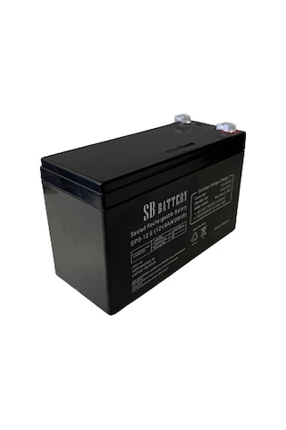 12 VOLT 9 AH-AMPER KURU TİP AGM GÜÇ KAYNAĞI AKÜ SB BATTERY SPL-9