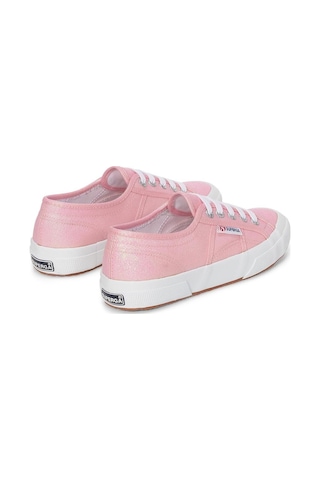 Superga 2750-lamew Kadın Gümüş Gri Sneaker Pembe