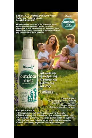 Herbal Outdoor Mist Sprey Sinek Ve Haşere Kovucu Sprey 100 ML