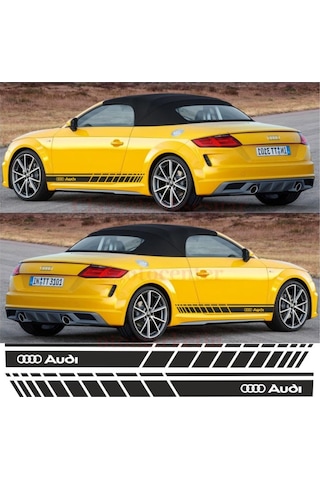 Size Özel Yan Şerit Oto Sticker