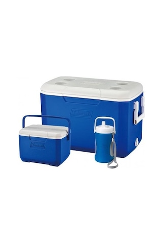 Coleman 48 Quart Soğutucu Kombo Seti Mavi