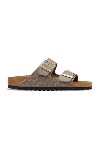 Birkenstock Bırkenstock Arızona Syn Leopard Çift Bantlı Kadın Terlik 1031941 1031941 Skah Sütlü Kahve