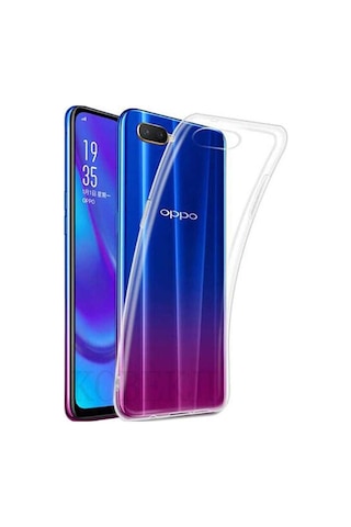 Kilifone - Oppo Rx17 Neo Uyumlu - Kılıf Şeffaf Soft Slim Fitt Süper Silikon Kapak - Şeffaf