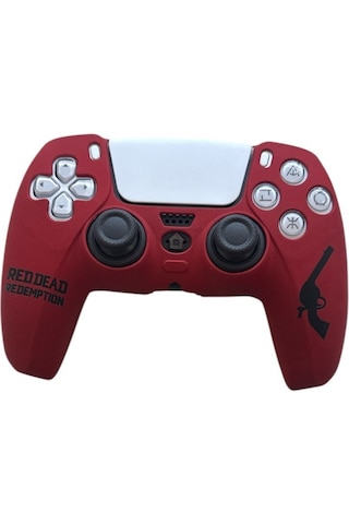 Ps5 Dualsense Koruyucu Silikon Kılıf God Of War Kırmızı