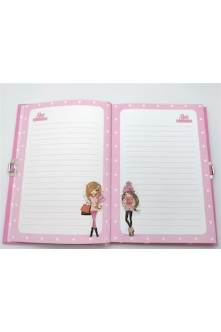 K.Color Hatıra Defteri Best Friends Kilitli 14X20 80 Yp Çizgili