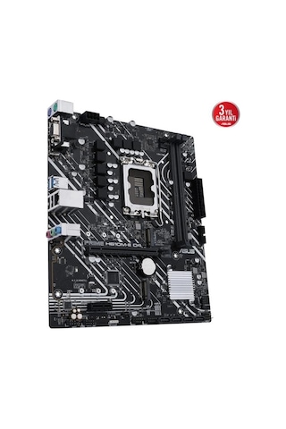 Asus Prime H610m-e D4-csm 3200mhz Ddr4 Soket 1700 M.2 Hdmı Dp Matx Anakart Kdo
