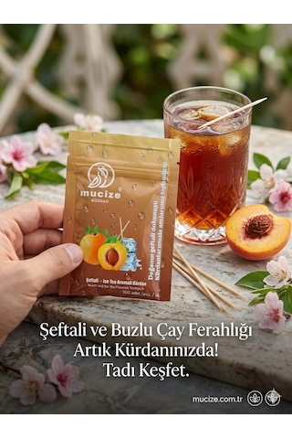 Mucize Şeftali Buzlu Çay Aromalı Kürdan Refill Doypak