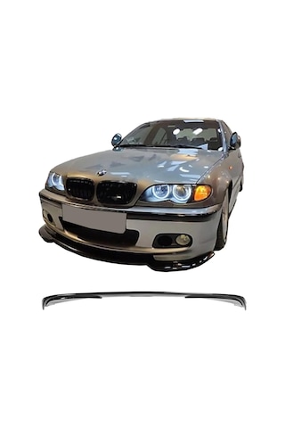 Bmw E46 Mtech Ön Lip Parlak Siyah Plastik Ön Ek Karlık 1997 1998 1999 2000 2001 2002 2003 2004 Karlık+bodykit+ek