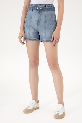 U.s. Polo Assn. Kadın Açık Mavi Şort Jean 50304336-dn0021 Lıght Blue