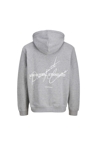 Jack & Jones Cover Graphic Erkek Gri Sweatshirt 12282973-lgm Gri