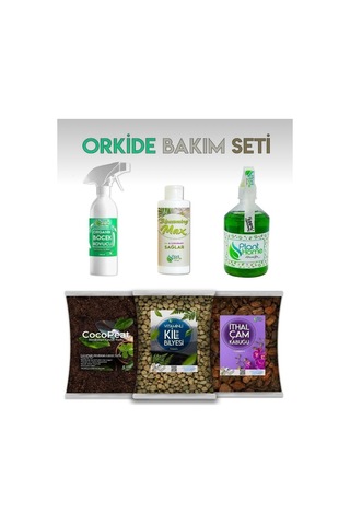 Plant-home Premium Orkide Bakım Seti - Premium Orkide Toprağı Ve Bakım Seti 1 Adet