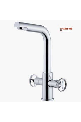 Ulu-el Lavabo Batarya Çeşme Musluğu Krom