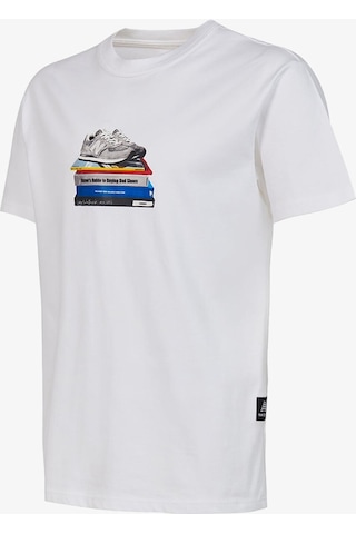 New Balance Erkek Beyaz T-shirt Mnt1415-wt Beyaz