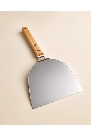 Bambu Saplı Paslanmaz Çelik Spatula Çok Renkli