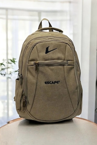 Çöl Kanvas Kumaş 15,6 İnç Laptop -okul Sırt Çantası Renkli Çok Renkli