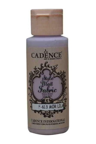 Cadence Style Matt Fabric Kumaş Boyası F-613 Mor Lila