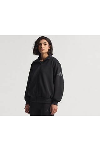 Adidas W All Szn Sl Fz Kadın Günlük Ceket Jm1658 Siyah Siyah