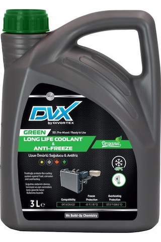 Dvx Antifiriz -35 Organik Yeşik 3 Lt Dvx Antifiriz -35 Organik Yeşik 3 Lt