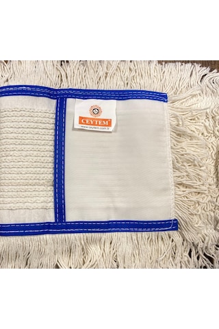 Ceytem Zincir Dikiş Nemli Mop Mavi Biyeli 50 CM