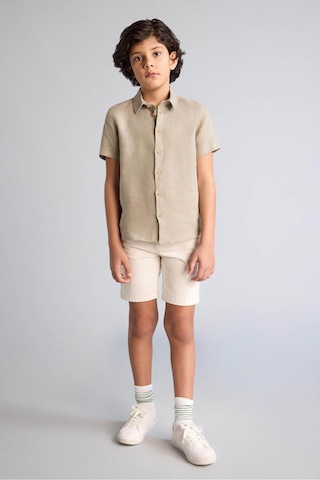 Defacto Gabardin Şort Erkek Çocuk C2955a826smer37 Ekru-er37