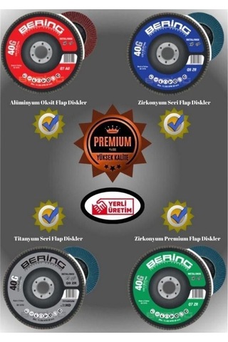 Bering İnox Metal Kesme Taşları Tip 41 Düz 115x1.0x22.23 50 Adet