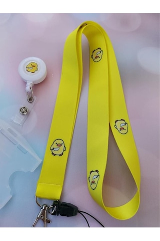 Belalı Civciv Kart Askısı Ve Katil Civciv Yoyo Yaka Kartlığı Yatay Dikey Kart Koruyucu