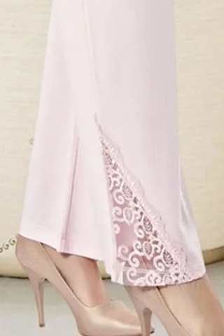 Xses 2020 Kadın Uzun Kollu Pijama Takım-pudra Pudra