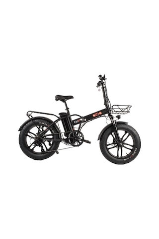 Alba Fold F Premium 48v 10,4ah Siyah Zırhlı Lastik Siyah