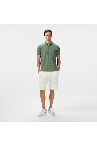 Nautica Erkek Yeşil Regular Fit Polo Yaka T-shirt Düz K55303t Yeşil