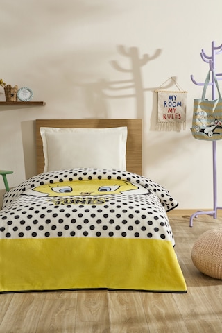 Karaca Home Tweety Tek Kişilik Battaniye Sarı Sarı