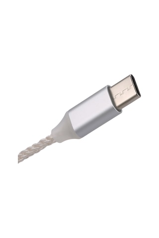Xiyyadms Xiaomi Cihazları İçin Gümüş Type-c Erkekden 3.5mm Dişiye Ses Kablosu - Dayanıklı Ve Stabil Sinyal Taşıma