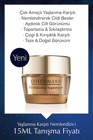 Estee Lauder Nemlendirici Krem - Revitalizing Supreme+ Çok Amaçlı  Krem 15 ML