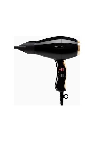 Elchim Elchım 3900 Healthy Ionic Dryer, Profesyonel Saç Kurutma Makinesi Saç Kurutma Makineleri Siyah - Gold