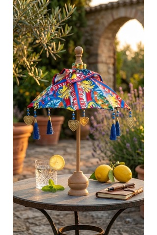 Solea Limoncello Azure Bali Şemsiyesi Sarı