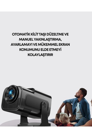 Zenvia Wifi6 Ve Bluetooth 5.0 Teknolojili Kablosuz Bağlantı Özellikli Projektör Znv2026