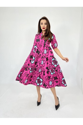 Moderie Butik 5522 Elbise-torino Tori No
