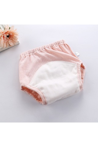 Konesam Bebek Eğitimi İçin Nefes Alabilen Yıkanabilir Çocuk Bezleri - 4 Katmanlı Su Geçirmez Kumaş - Mavi 80 Beden 3 Numara