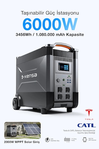 6000w Taşınabilir Güç İstasyonu