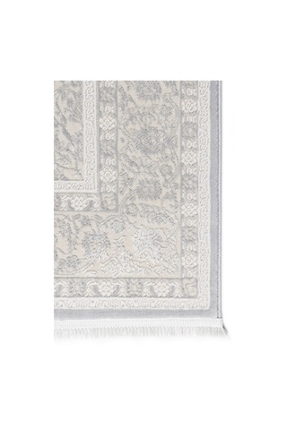 Badelya Home Gri 7135 Modern Desen Doğal Taban Saçaklı Salon Koridor Mutfak Çocuk Oturma Odası Halısı Yolluk 7135-gri