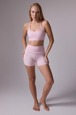 Hıghrıse Comfortflex Yüksek Bel Atletik Spor & Aktif Yaşam Şortu-2668 Pembe
