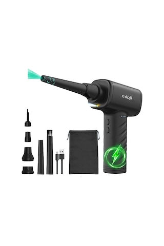 Mioji Ad72 3000mah 46000rpm 3 Kademeli Taşınabilir Güçlü Hava Üfleme Ve Vakum Cihazı
