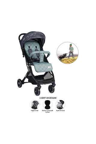 Lorelli Fiorano Kabin Bebek Arabası Trooper Gri