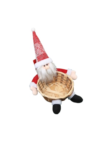 Noel Bebek Bambu Sepeti Süs Şeker Sepeti 23 19-yaşlı Tarzı