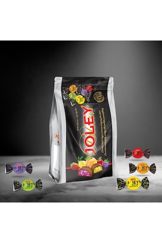 Evliya Şekerleme ve Çikolata Joley Black Quadro Poşet 1 KG